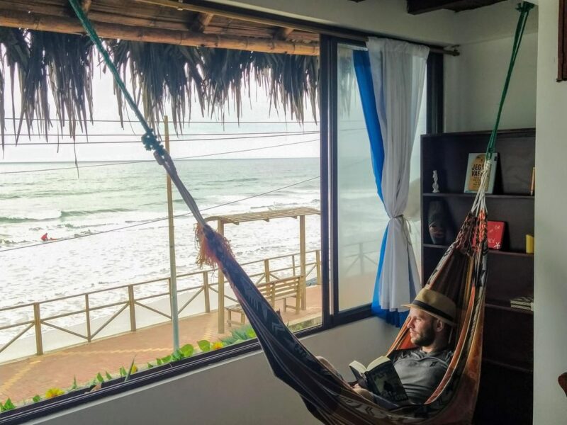 Ocean view beachfront suite | @rusticahouse